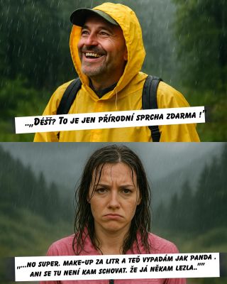 Podzimní realita na výletech 🤦‍♂️🍂 - trošku té pravdy na talíři 😀💁‍♂️ V polovině září může byt jeden týden ukázkové babí...